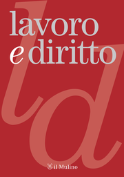 Cover: Lavoro e diritto - 1120-947X