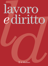 Cover of Lavoro e diritto - 1120-947X